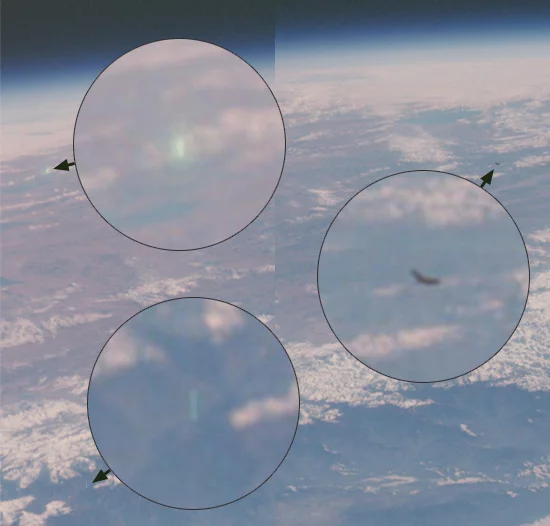 Drie UFO's op NASA-ruimtefoto, Apollo 7 - 1968